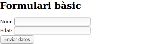 Formulari bàsic