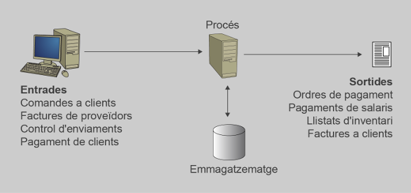 Procés de transaccons d'una empresa