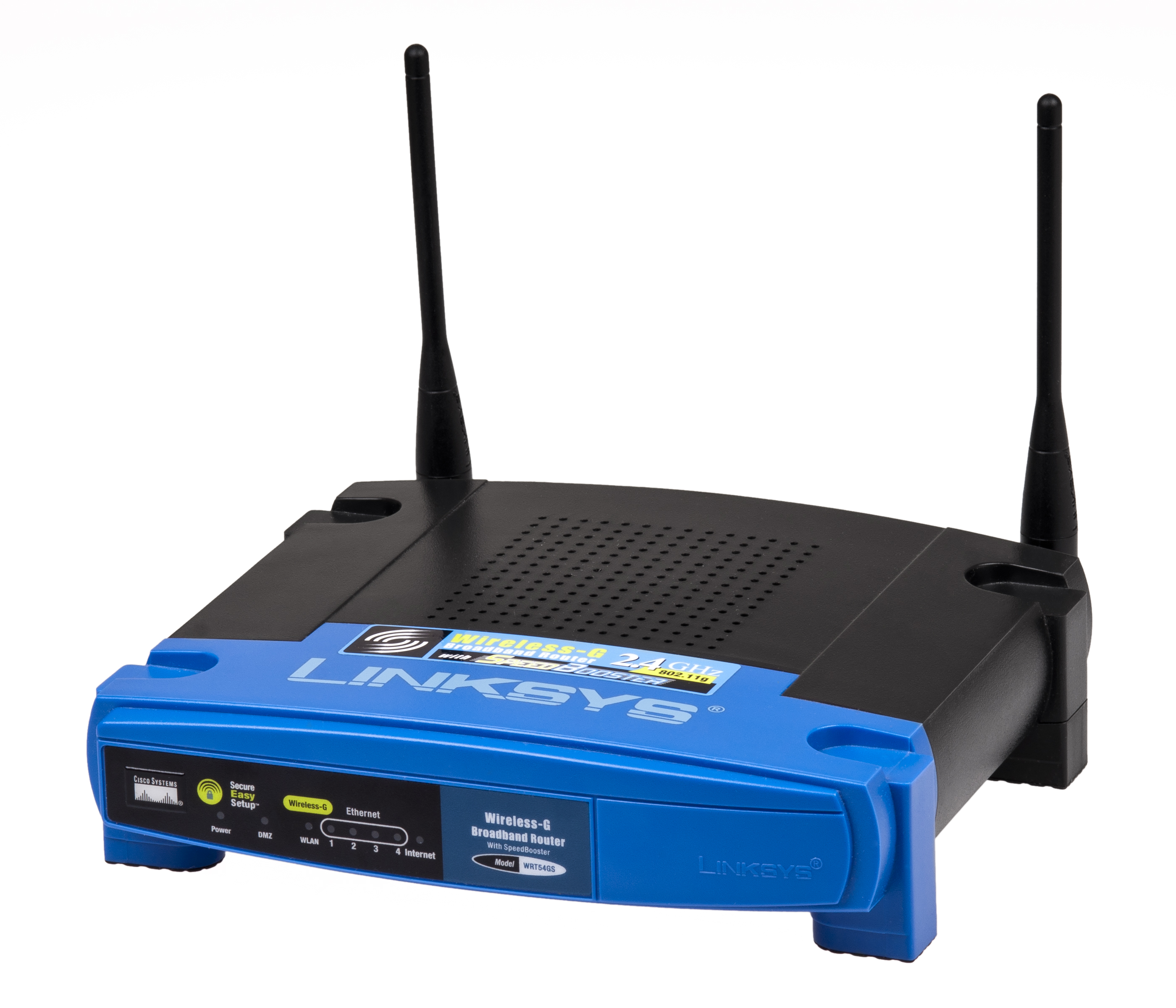 Linksys wireless-G router, model WRT54GS